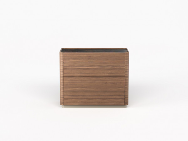 Шпонированная спальня RAGGIO орех/черный