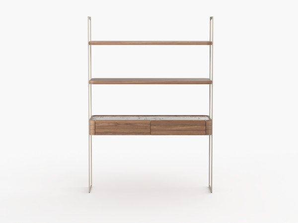 Стеллаж RAGGIO орех/белый