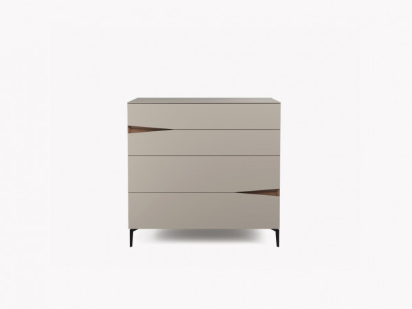 Шпонированная спальня VEZZEL орех/taupe