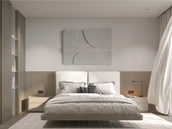 Кровать LUNNO дуб ash brown