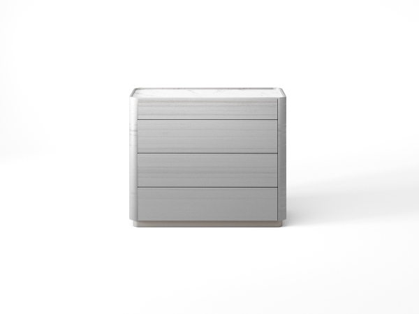 Комод 4 RAGGIO2 эвкалипт/шампань/белая