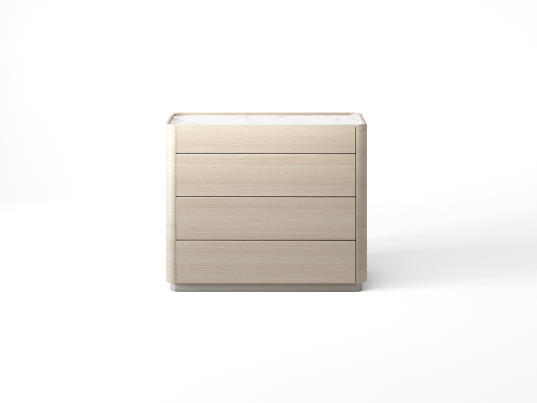 Комод 4 RAGGIO2 дуб alpine/шампань/белый