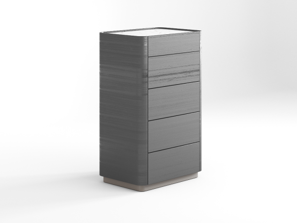 Комод 5 RAGGIO2  эвкалипт mocca/шампань/белая