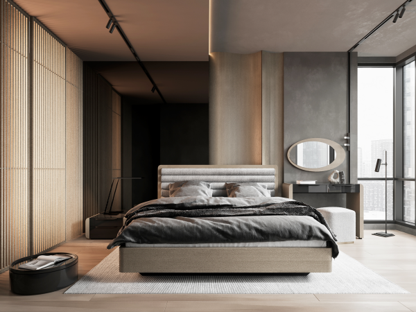 Стол туалетный BELLA дуб ash brown/черный