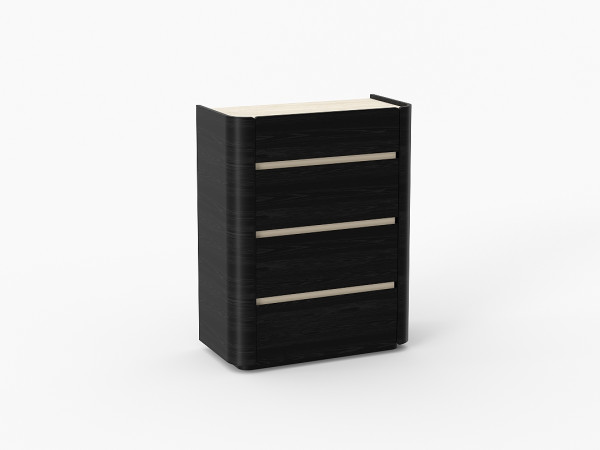 Комод 4 BONI | БОНИ ясень choco/travertine cream