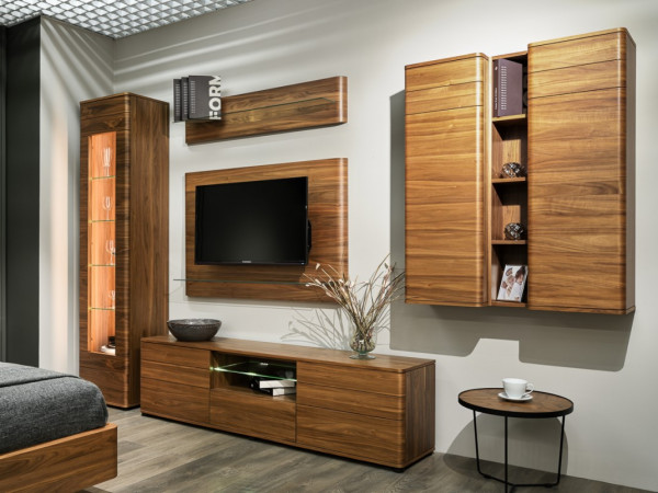 Тумба ТВ с нишей ORLY орех