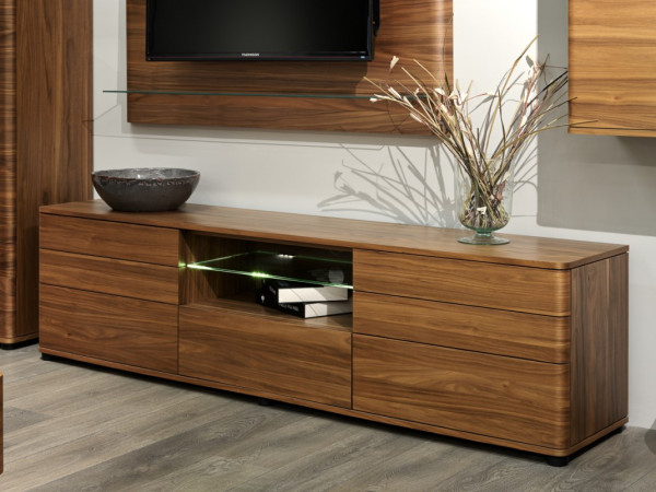 Тумба ТВ с нишей ORLY орех