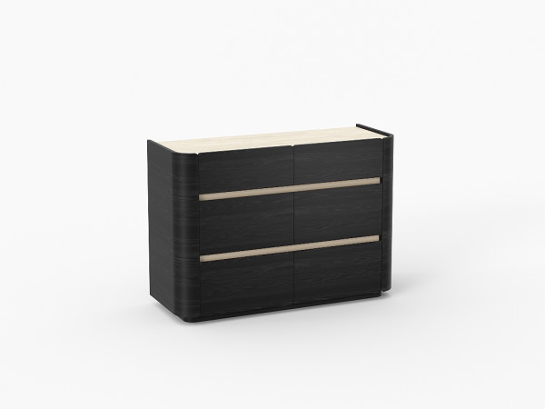 Комод 6 BONI | БОНИ ясень choco/travertine cream