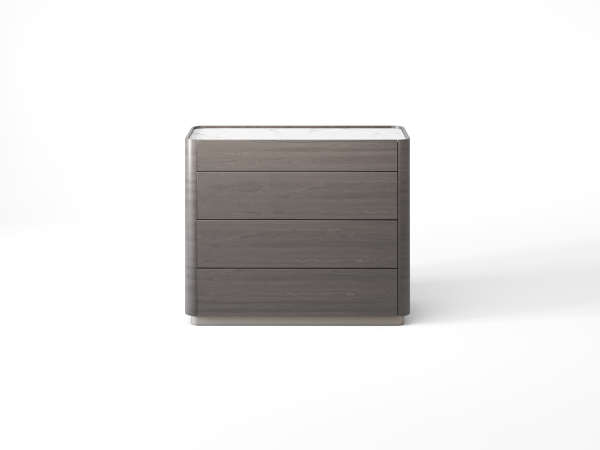 Комод 4 RAGGIO2 орех cedar/шампань/белый