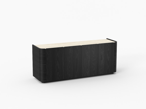 Тумба ТВ BONI | БОНИ ясень choco/travertine cream