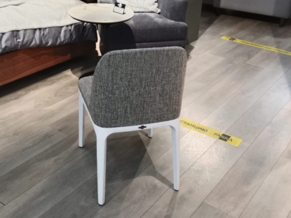 Стул 308 дуб беленый/серый