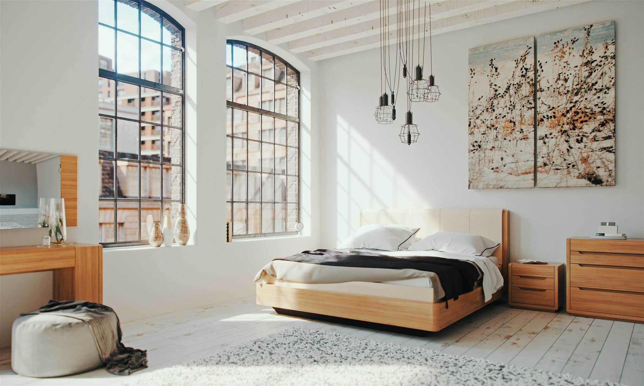 Оформление спальни в современном стиле